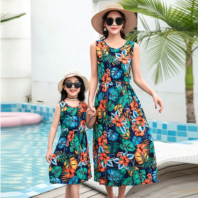 Mother Daughter Vacation Dress Set – Beachwear Summer Outfit