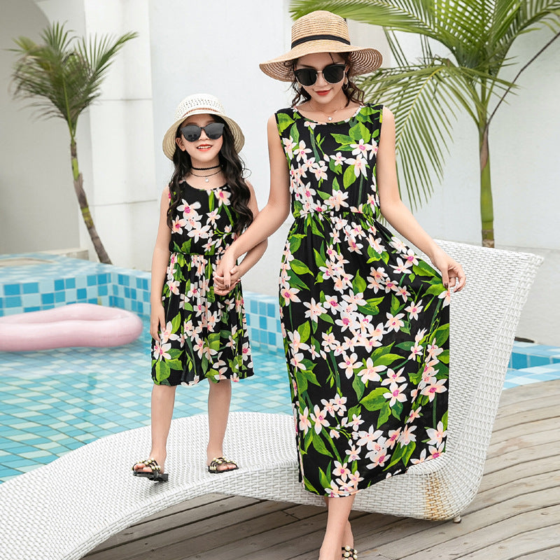 Mother Daughter Vacation Dress Set – Beachwear Summer Outfit