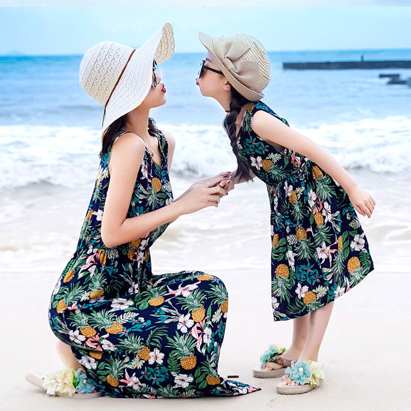 Mother Daughter Vacation Dress Set – Beachwear Summer Outfit