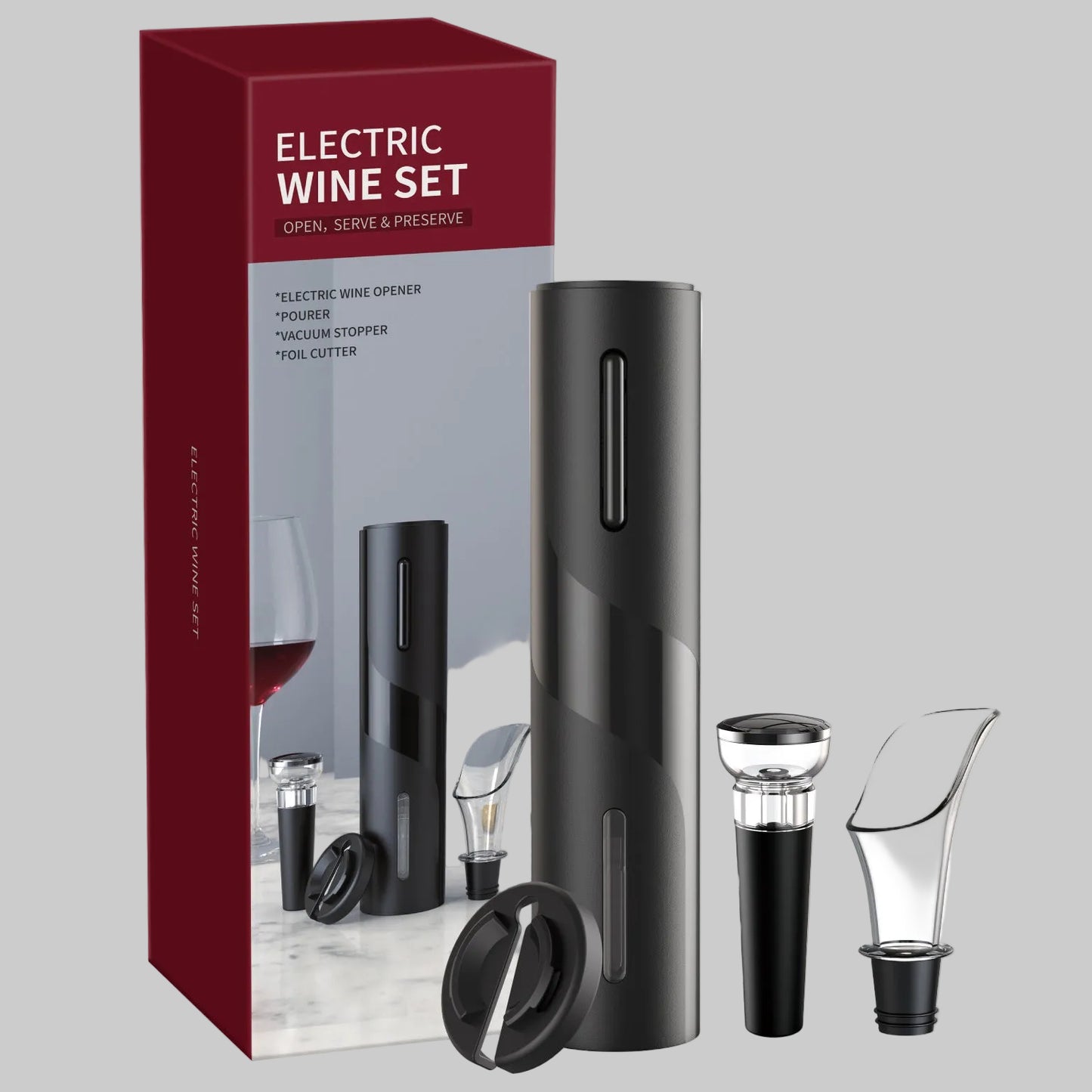 Electric Bottle Opener – Portable USB Wine Opener for Fast & Easy Use