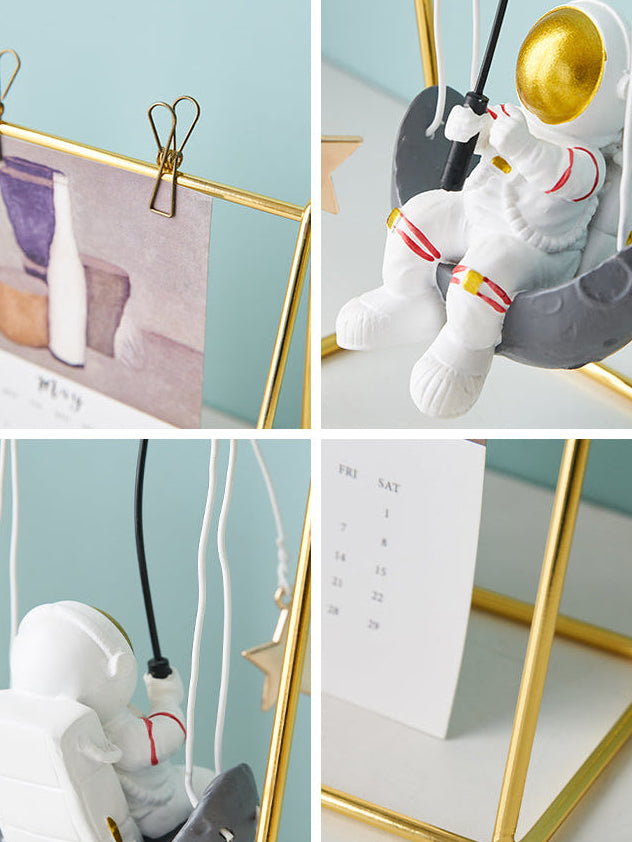 Modern Astronaut Statue – Aesthetic Desk Decor for Office & Living Room