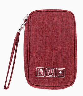 Compact Electronics Organizer Bag – Travel Cable Case for Chargers, Headsets & Accessories