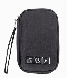 Compact Electronics Organizer Bag – Travel Cable Case for Chargers, Headsets & Accessories