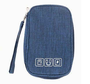 Compact Electronics Organizer Bag – Travel Cable Case for Chargers, Headsets & Accessories