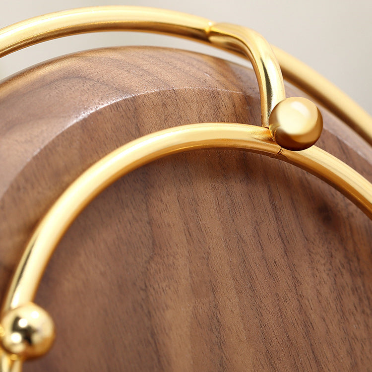 Stylish Wood Key Holder with Built-In Jewelry Hooks