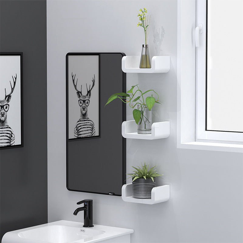 Modern Bathroom Shelf Organizer – Easy Install Wall Storage for Toiletries