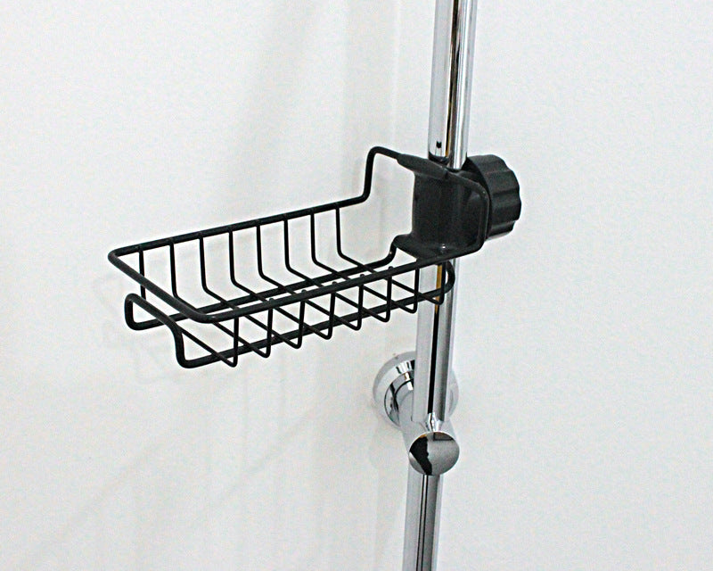 Space-Saving Sink Organizer – Adjustable Shelf for Sponge, & Soap