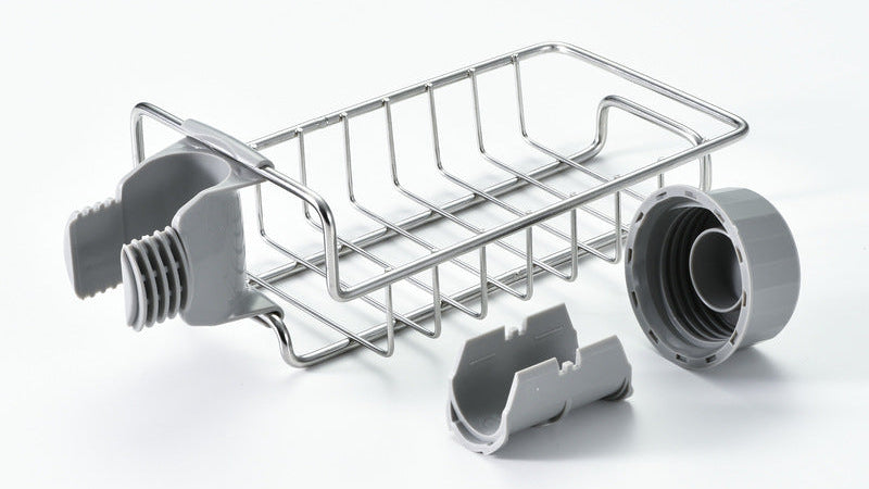 Space-Saving Sink Organizer – Adjustable Shelf for Sponge, & Soap