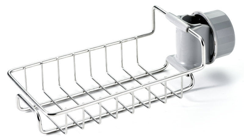Space-Saving Sink Organizer – Adjustable Shelf for Sponge, & Soap