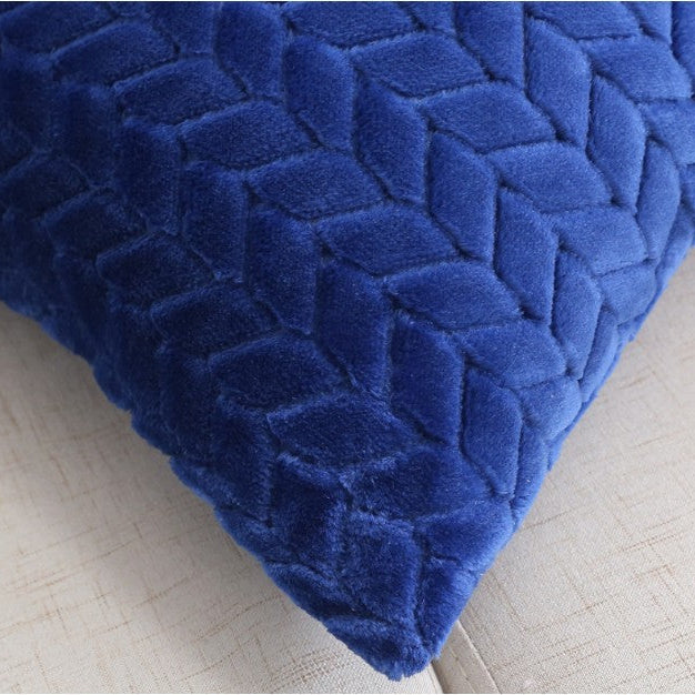 Cozy Flannel Throw Pillow Cover – Nordic Style Cushion Case for Couch & Sofa
