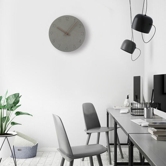 Modern Minimalist Wooden Clock – Elegant Wall Decor for Home