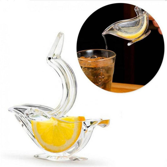 Kitchen Lemon Squeezer Manual Juicer – Bird Shape Acrylic Citrus Press Tool