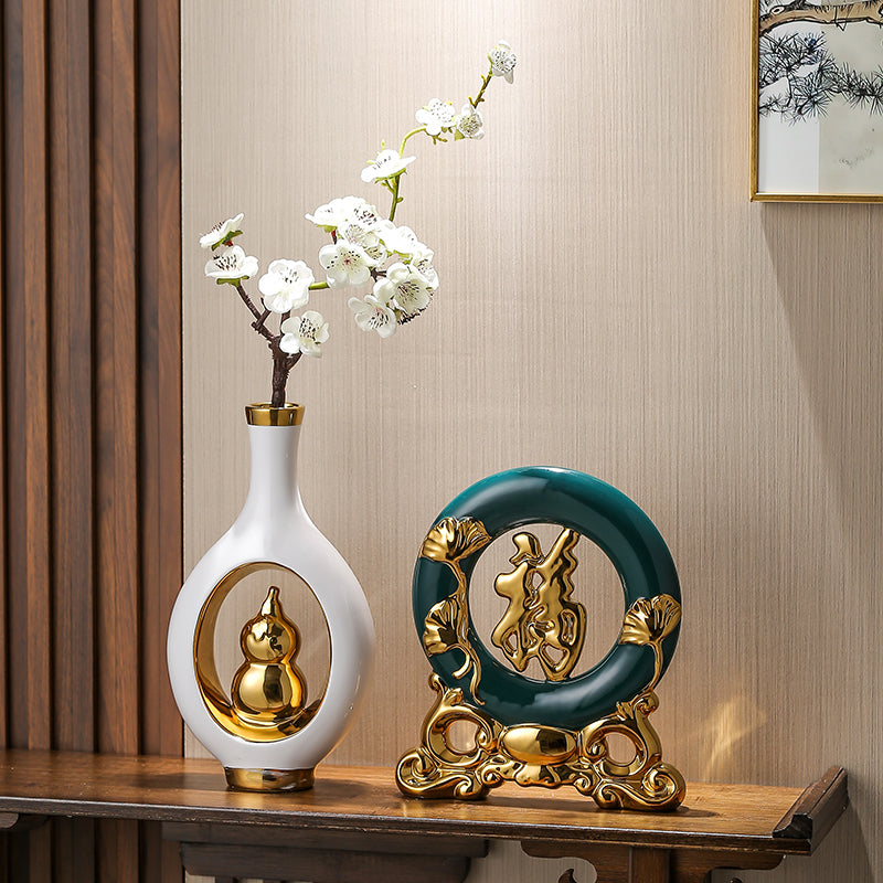 Creative Vase Decor – Modern Living Room Aesthetic Home Accent