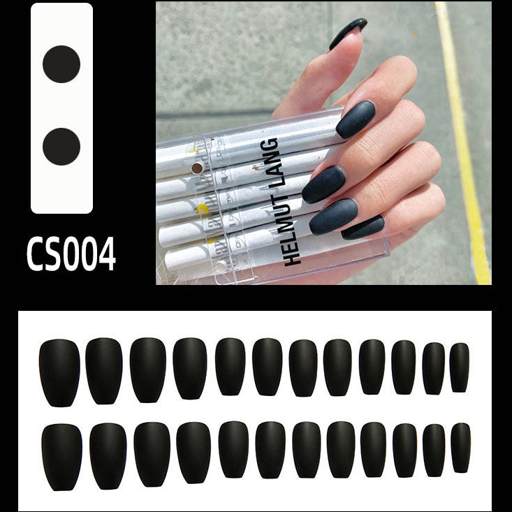 Salon Look Press On Nails – Frosted Waterproof Ballet Fake Nails Set