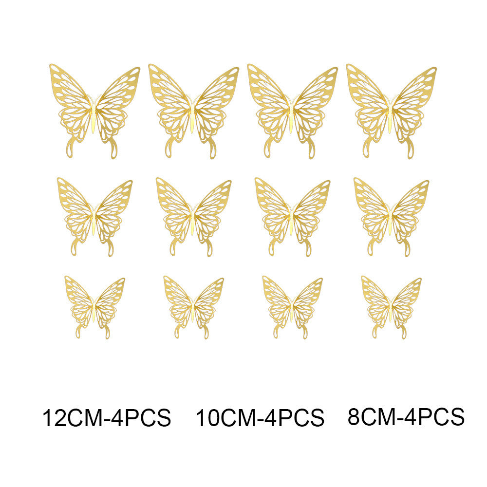 Butterfly Wall Decals – 3D Mirror Stickers for Home Decor