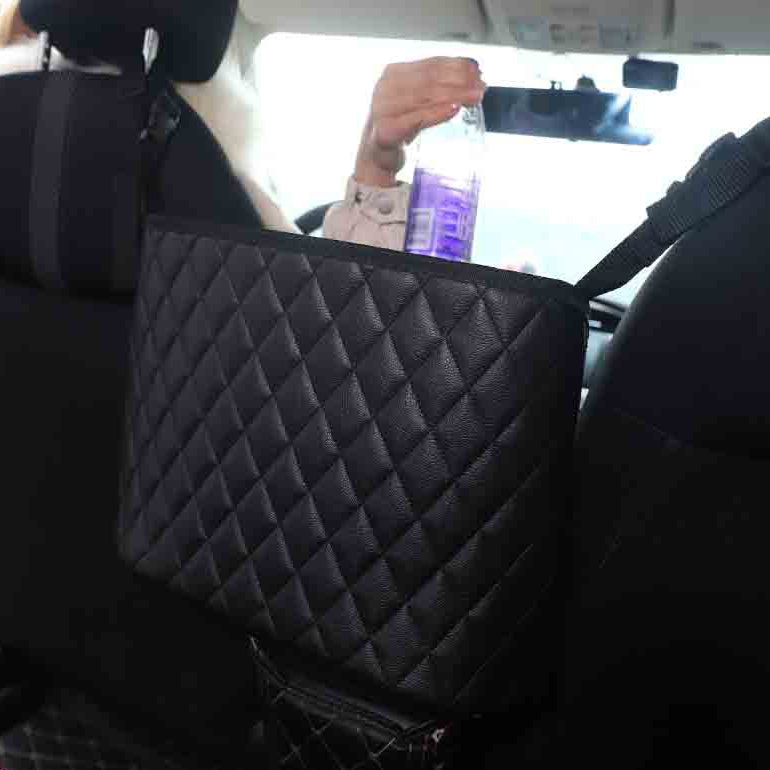 Car Seat Storage Bag – Handbag Holder & Middle Console Organizer