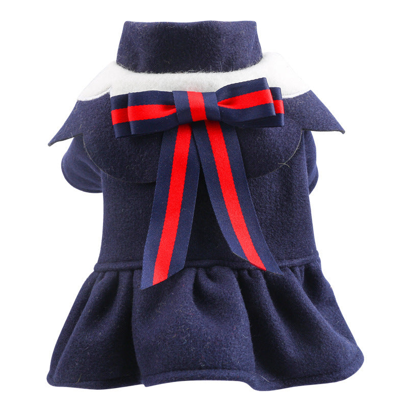 Pet Winter Outfit for Cats & Small Dogs – Cozy British Style Sweater