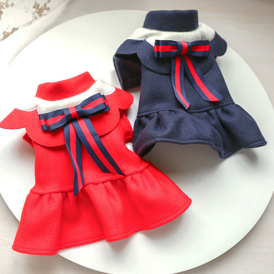 Pet Winter Outfit for Cats & Small Dogs – Cozy British Style Sweater