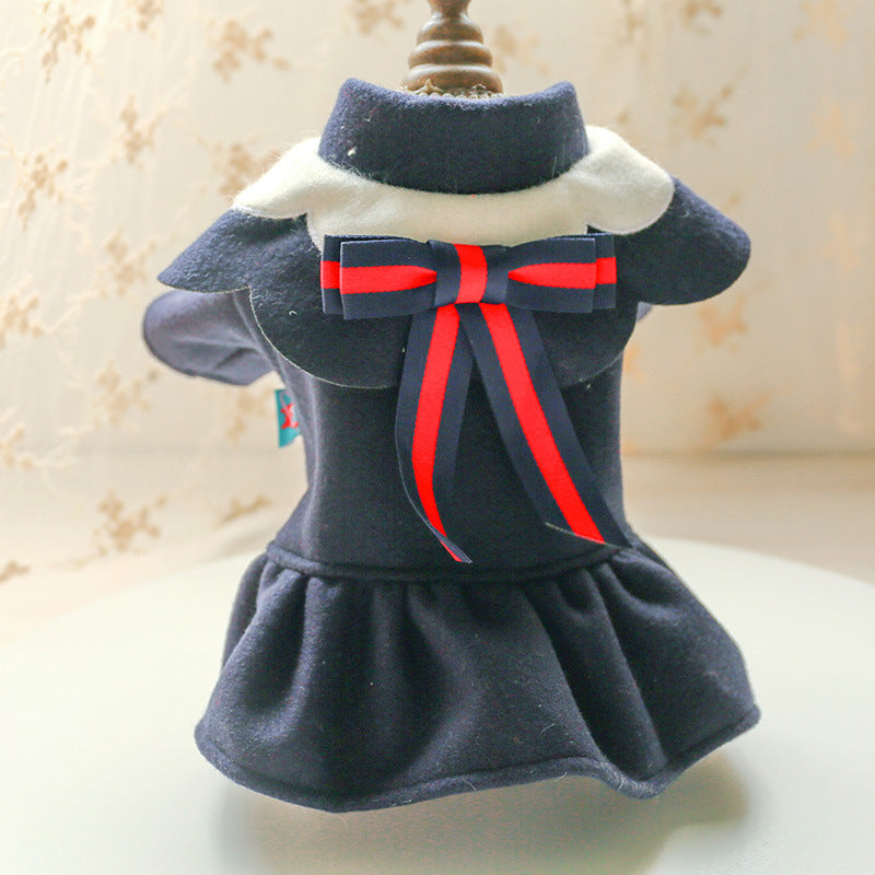 Pet Winter Outfit for Cats & Small Dogs – Cozy British Style Sweater
