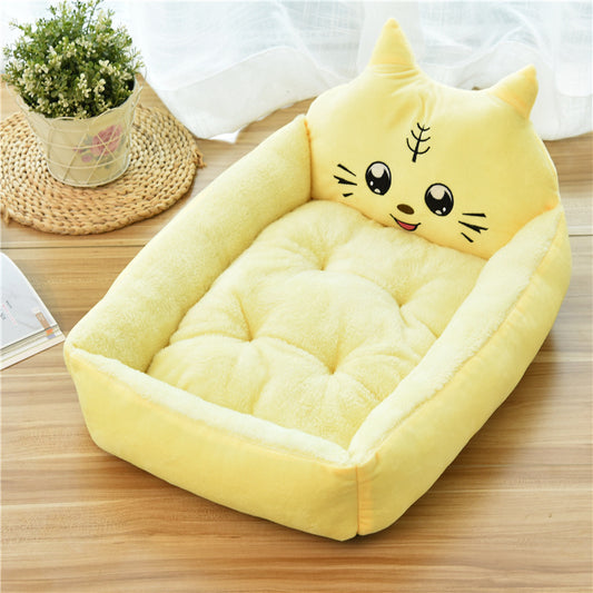 Soft Fleece Pet Nest – Large Dog & Cat Bed, Cozy Warm House for Pets