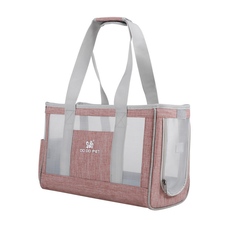 Outdoor Pet Carrier Bag – Portable Dog & Cat Backpack with Breathable Mesh
