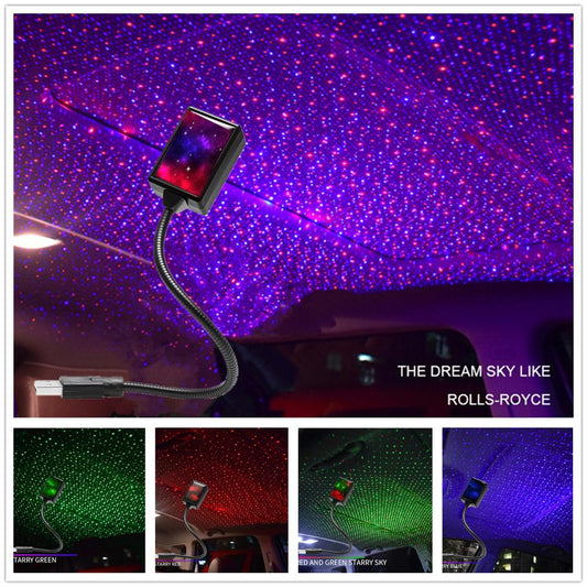 Auto Roof Star Projector Lights - Starry Sky Projector LED Night Lamp