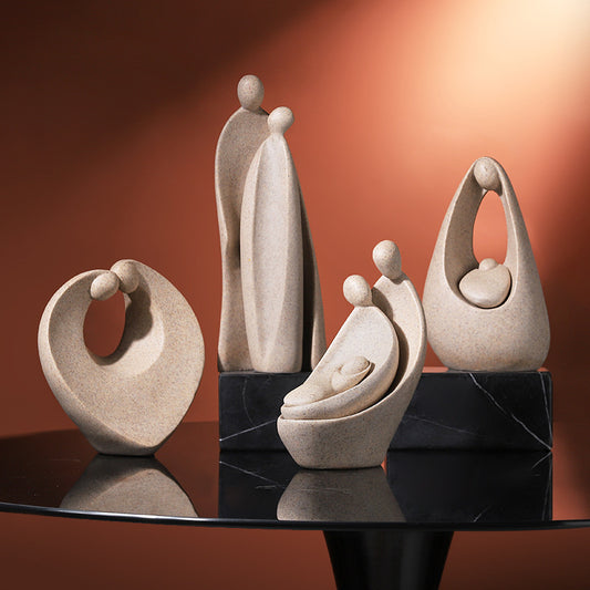 Creative Abstract Character Sculpture - perfect for desktops, shelves, or bedrooms