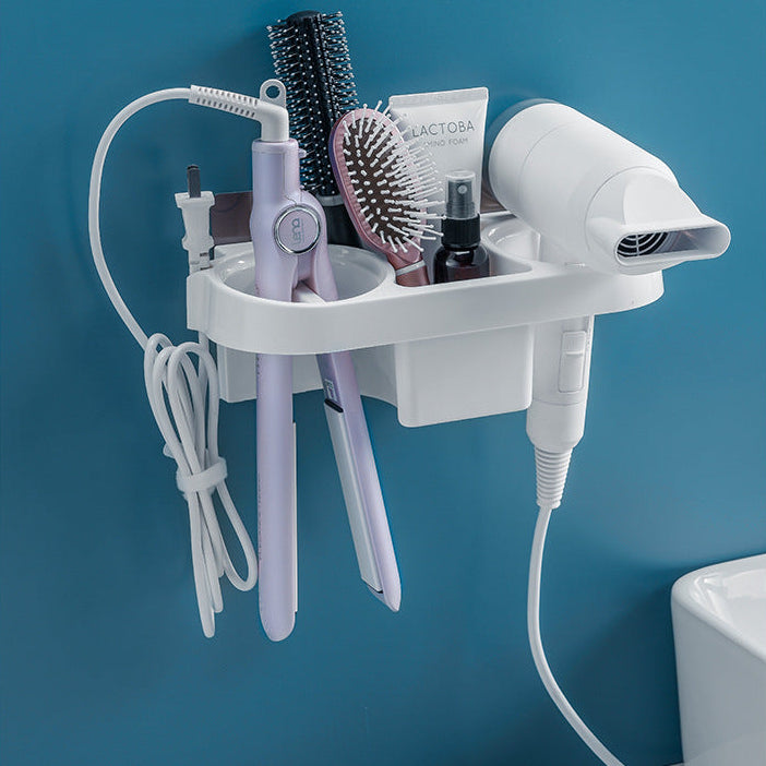 Hands-Free Blow Dryer Holder Stand – Bathroom Organizer Shelf