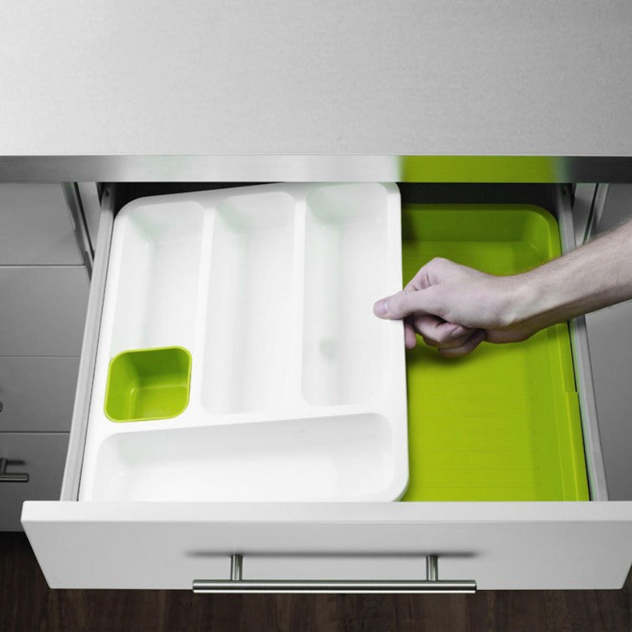 Smart Kitchen Drawer Organizer Retractable – Adjustable Utensil & Cutlery Storage Solution