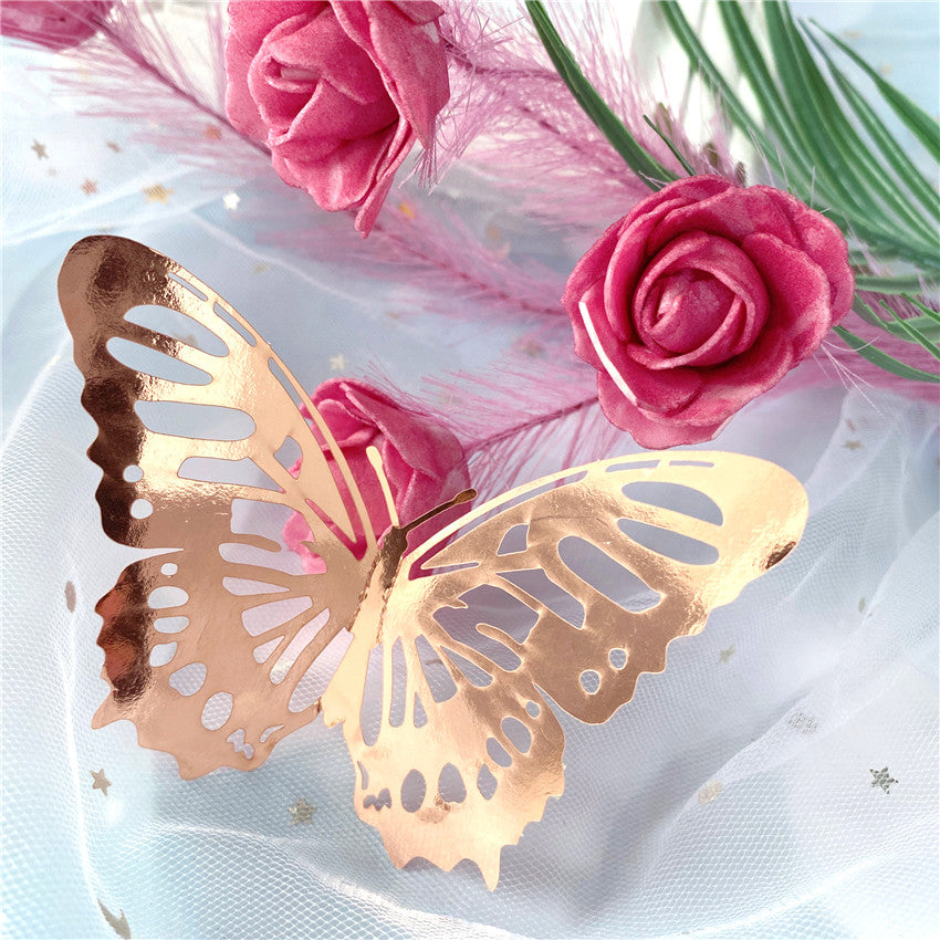 Butterfly Wall Decals – 3D Mirror Stickers for Home Decor