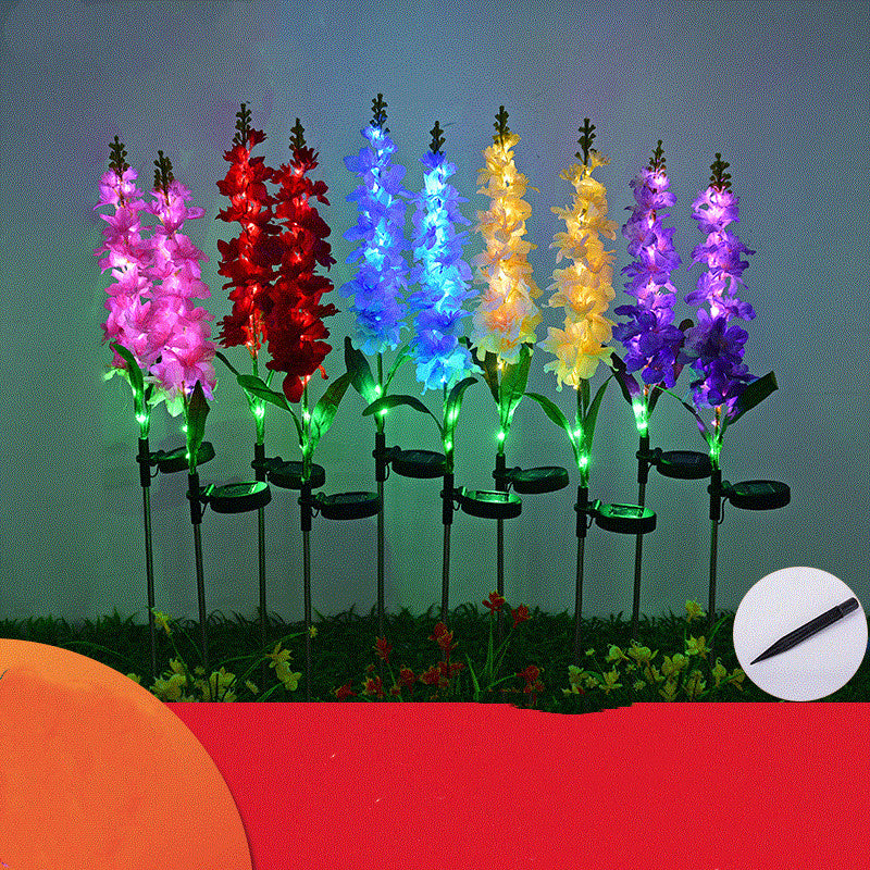 Waterproof Solar Violet Path Lights – LED Outdoor Garden Courtyard Lawn Decorative Lighting