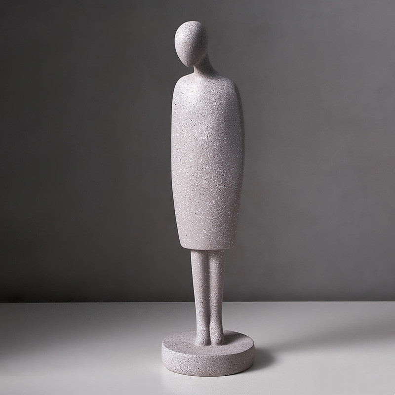Aesthetic Nordic Statue – Modern Abstract Sculpture for Home & Living Room