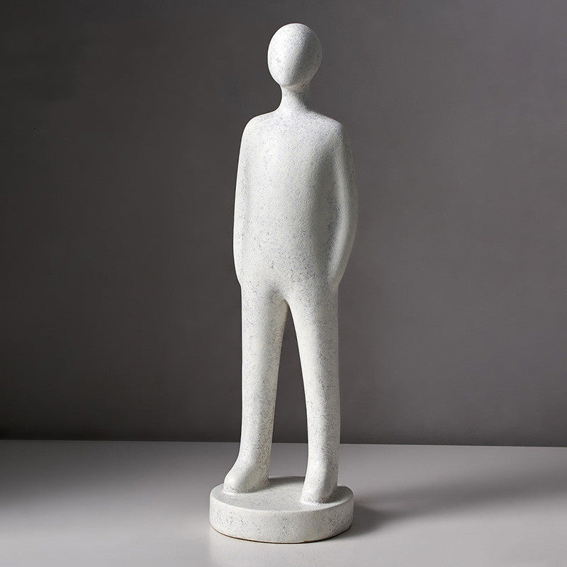 Aesthetic Nordic Statue – Modern Abstract Sculpture for Home & Living Room