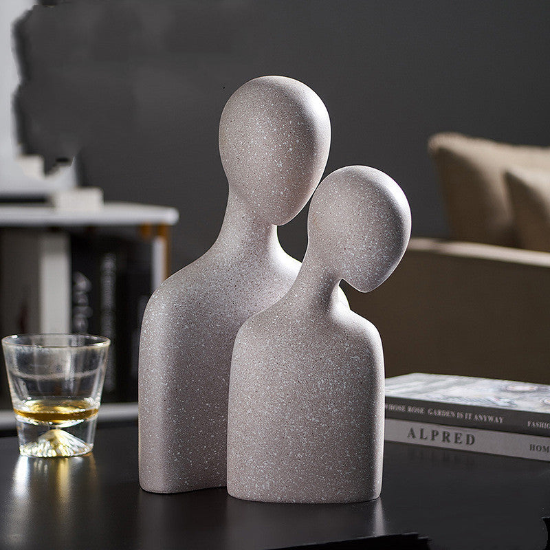 Aesthetic Nordic Statue – Modern Abstract Sculpture for Home & Living Room