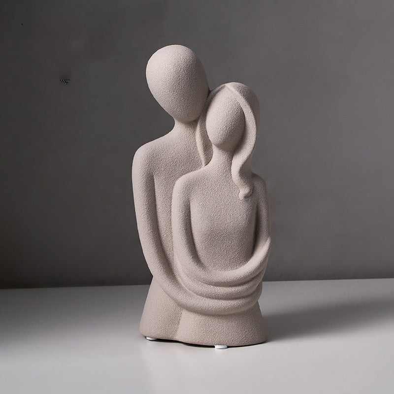 Aesthetic Nordic Statue – Modern Abstract Sculpture for Home & Living Room