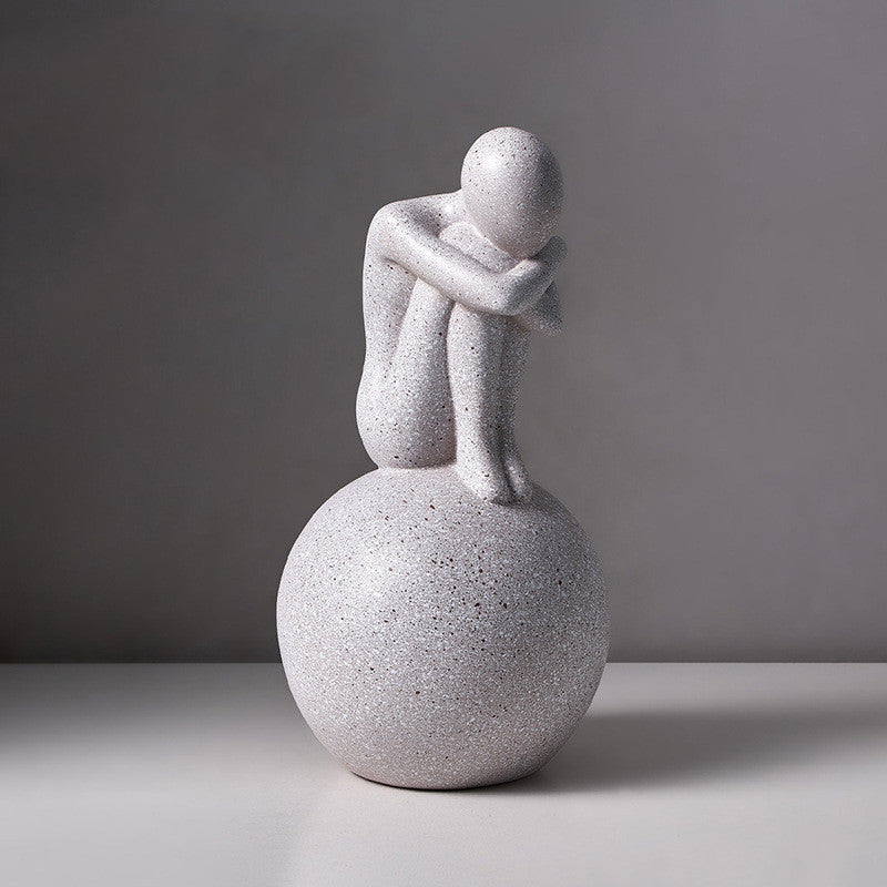 Aesthetic Nordic Statue – Modern Abstract Sculpture for Home & Living Room