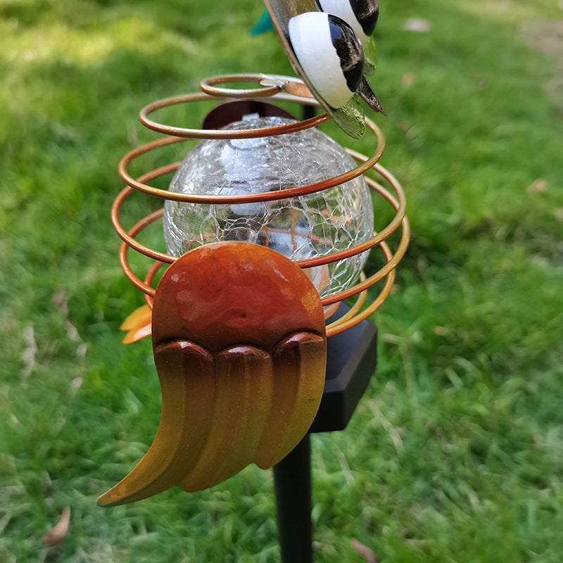 Solar Owl Garden Lamp – Outdoor LED Lawn Light for Yard Décor