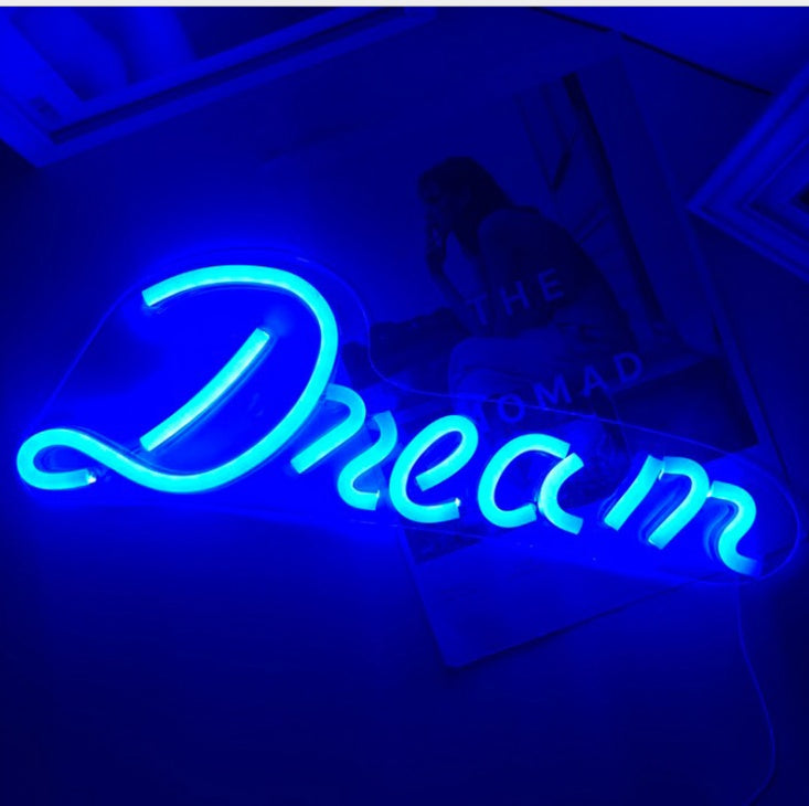 Custom LED Neon Letter Light – Acrylic Alphabet Wall Decor for Bedroom