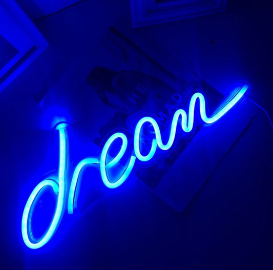Custom LED Neon Letter Light – Acrylic Alphabet Wall Decor for Bedroom