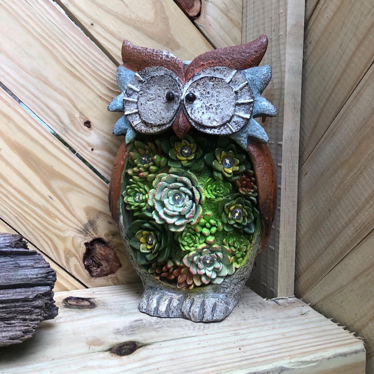 Solar Owl LED Garden Light – Outdoor Waterproof Lawn Decor Night Light for Patio & Yard