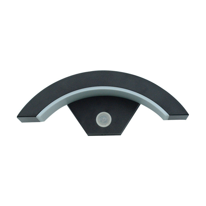Smart LED Wall Light Curved Moon Design – Motion Sensor Night Light