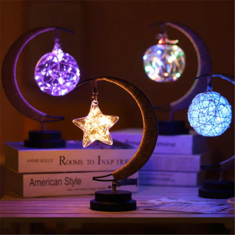 LED Star Moon String Lights – Fairy Lights for Bedroom, Dorm & Cute Room Decor