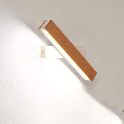 Wood LED Wall Mounted Lamp Modern Sconce – Adjustable Lighting for Living Room Hallway Bedroom Decor