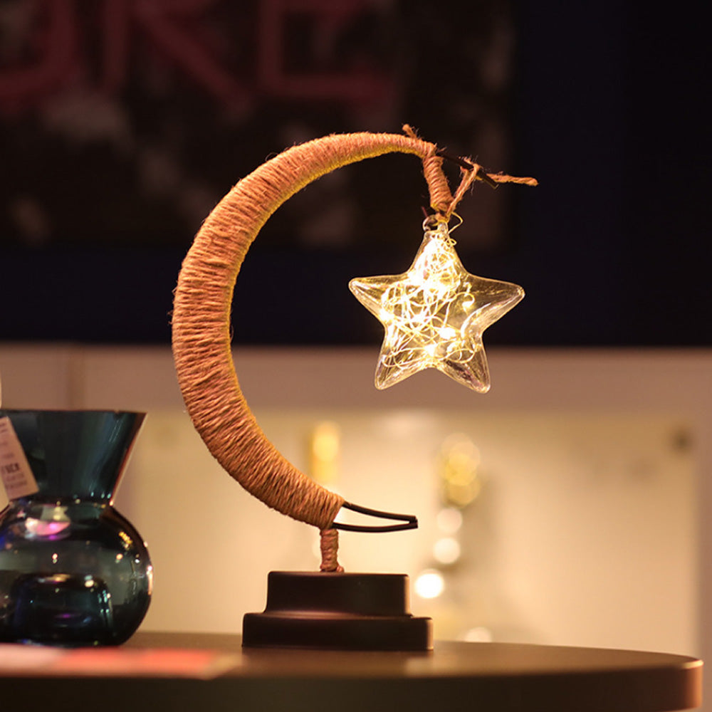LED Star Moon String Lights – Fairy Lights for Bedroom, Dorm & Cute Room Decor