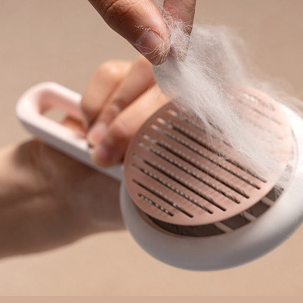 Pet Deshedding Brush – Hair Remover & Massage Comb for Dogs & Cats
