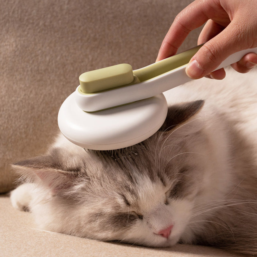 Pet Deshedding Brush – Hair Remover & Massage Comb for Dogs & Cats