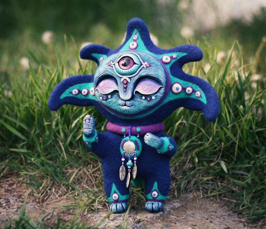 Handmade Elf Statue Resin Garden Decor – Fantasy Outdoor Home Figurine