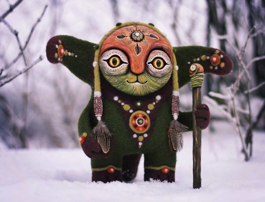 Handmade Elf Statue Resin Garden Decor – Fantasy Outdoor Home Figurine