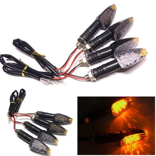 LED Motorcycle Turn Signal Lights – Universal Blinker Indicators for Safer Riding