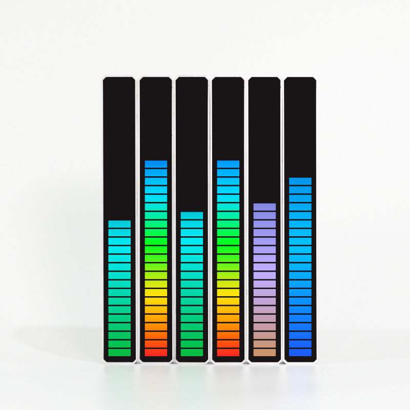 Car Interior RGB Light Bar – Music Rhythm Sound Control LED with Voice Activation & 18 Colors